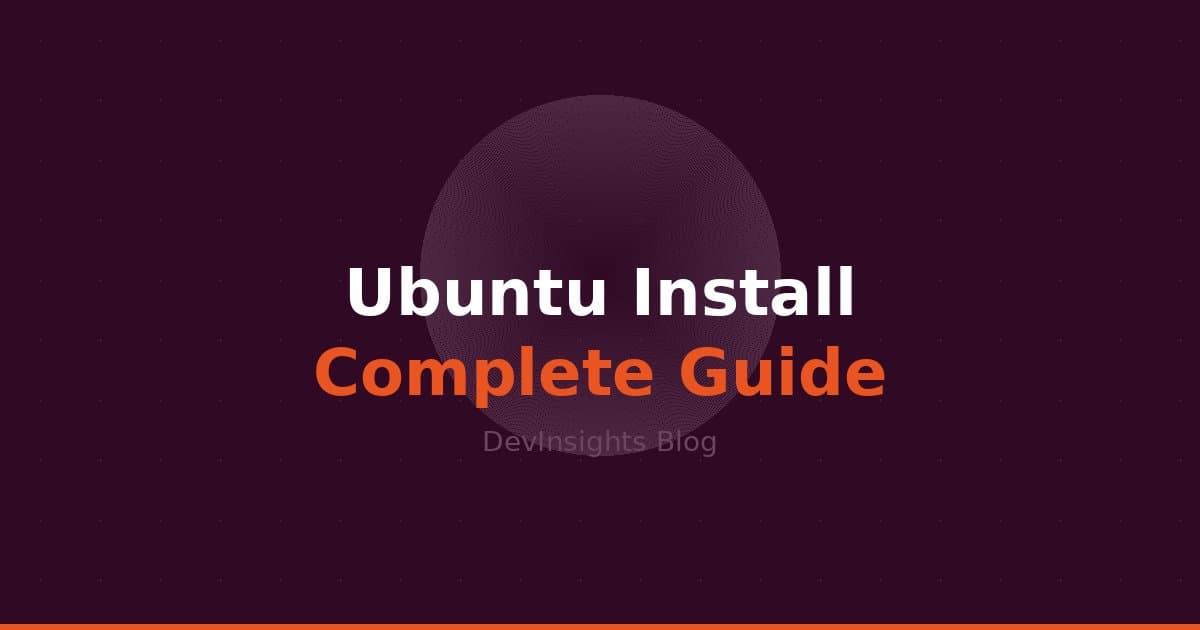 Ubuntu installation guide with terminal and desktop screenshot